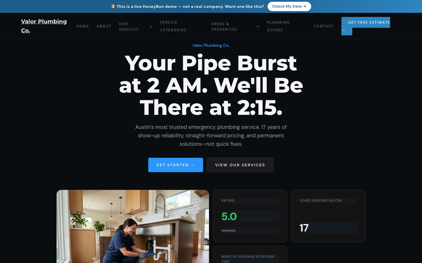 Bento Grid theme — Apple-style card layout for service businesses
